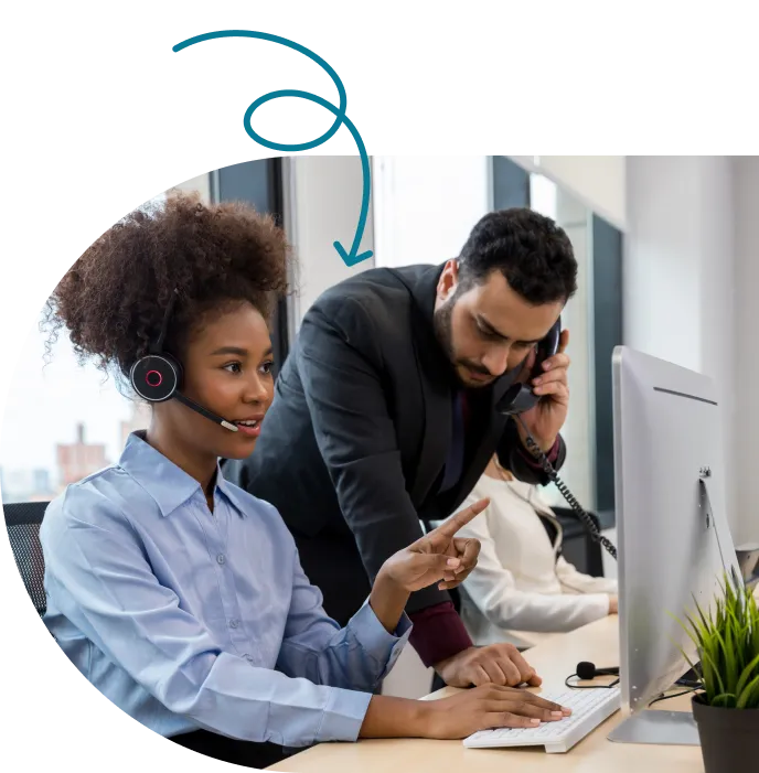 Talking on the phone